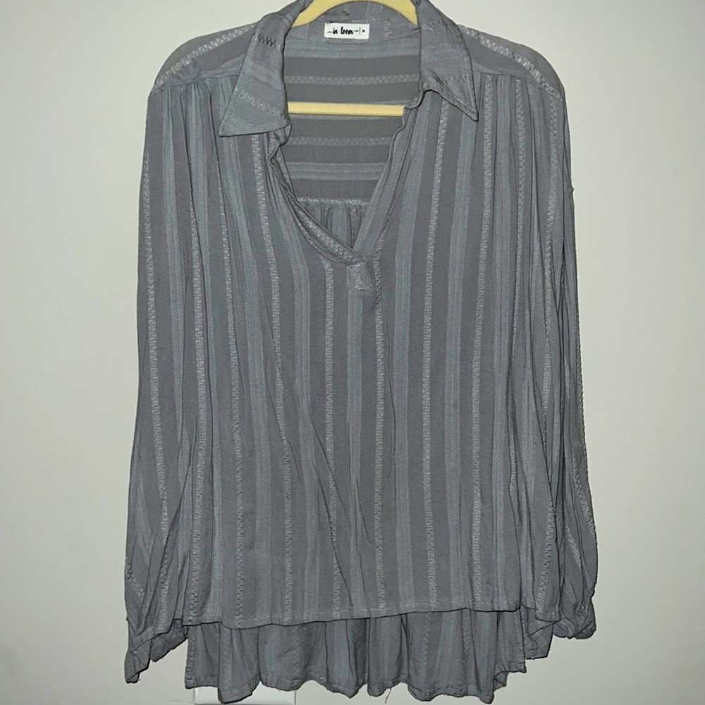 Bluish Grey tunic top